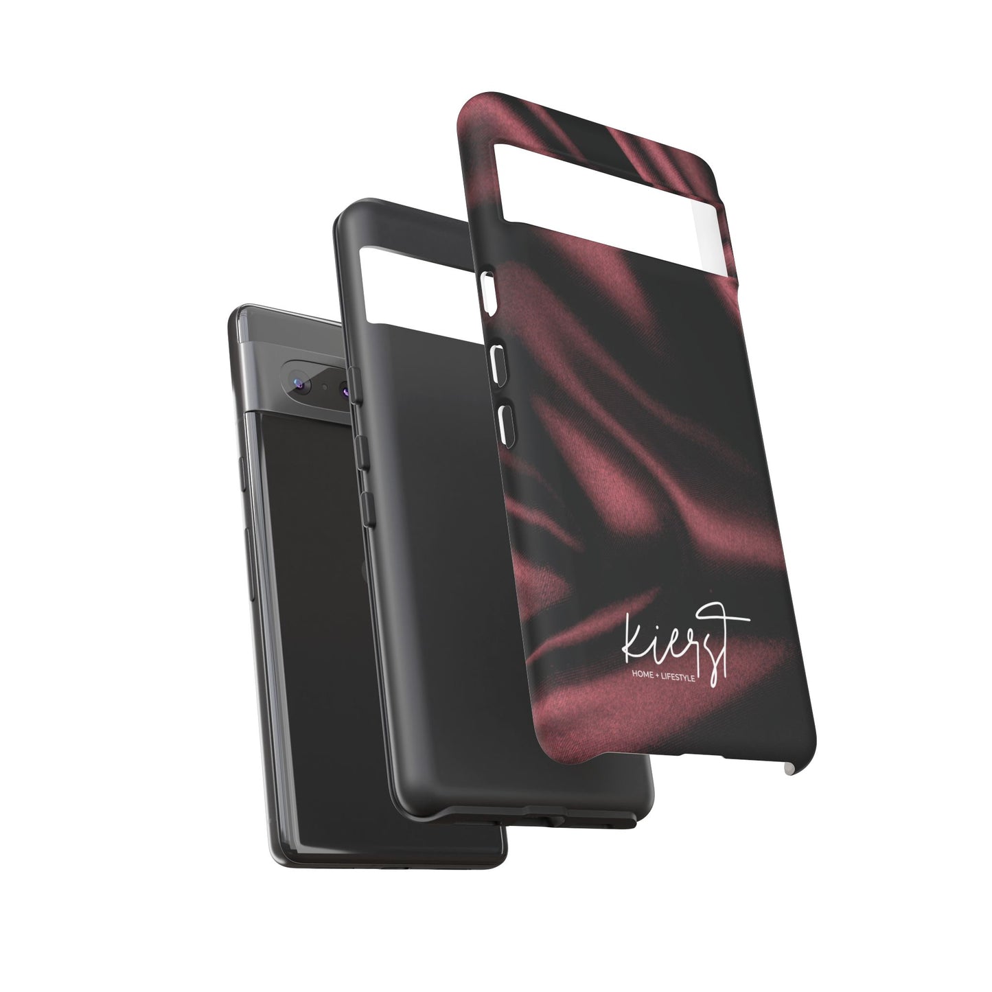 Signature Velvet Noir Silk Print Google Pixel Phone Case