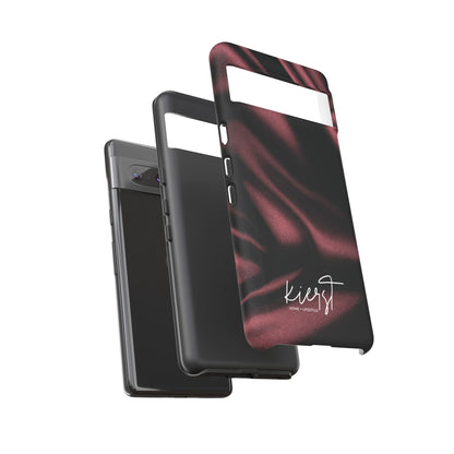 Signature Velvet Noir Silk Print Google Pixel Phone Case