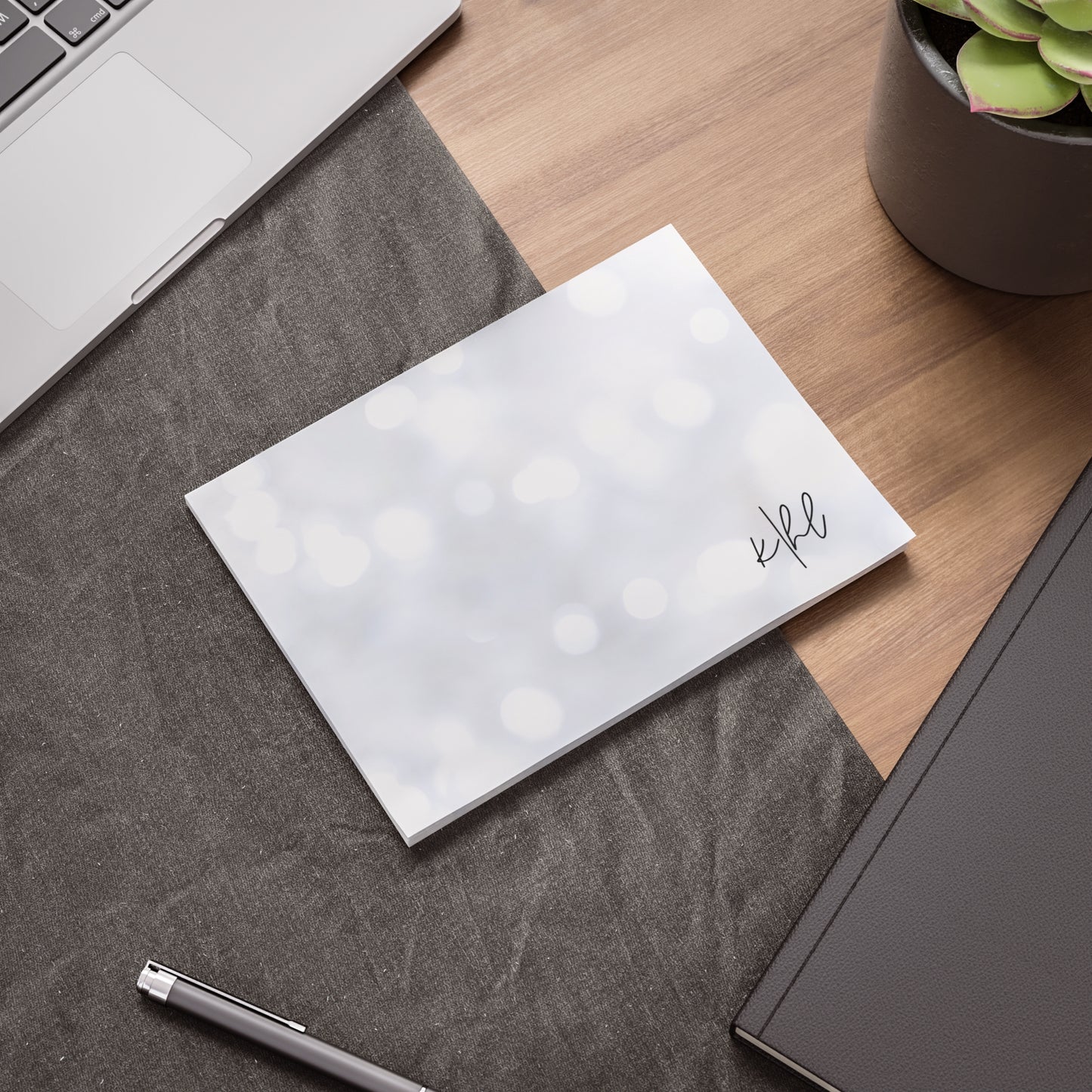 White Sparkle Post-it® Note Pad