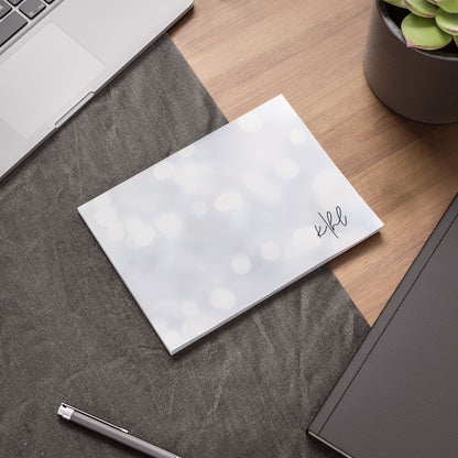 White Sparkle Post-it® Note Pad