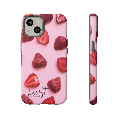 Strawberries iPhone Case | A Sweet Statement Rooted in Soft Luxury