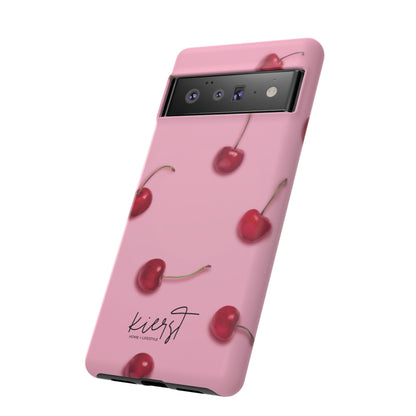 Cherries Google Pixel Case | Sweet Meets Bold in The Perfect Pop of Pink