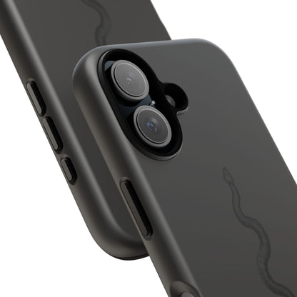 Long Black Snake iPhone Case | Subtle Edge, Quiet Power