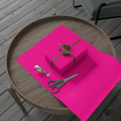 Signature Hot Pink Gift Wrap Paper – Bold, Feminine, Beautiful