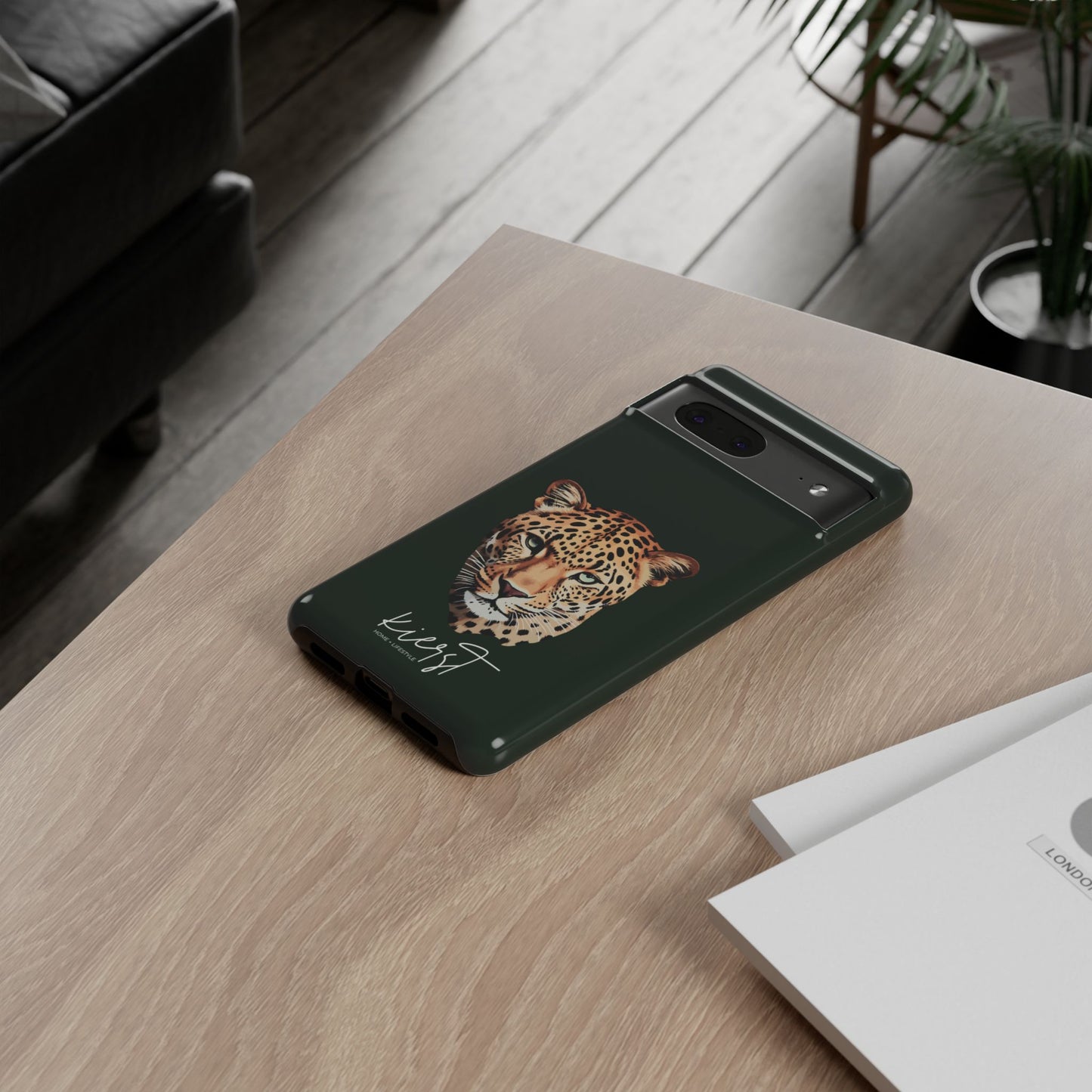 kierst Signature Midnight Pine Google Pixel Phone Case with Cheetah
