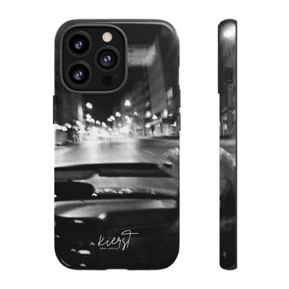 Faded Summer Nights iPhone Case | A Cinematic Blur of City Lights and Nostalgia