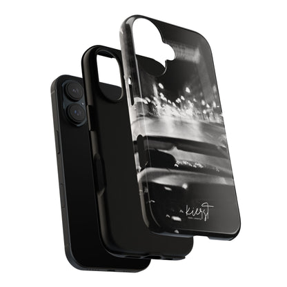 Faded Summer Nights iPhone Case | A Cinematic Blur of City Lights and Nostalgia