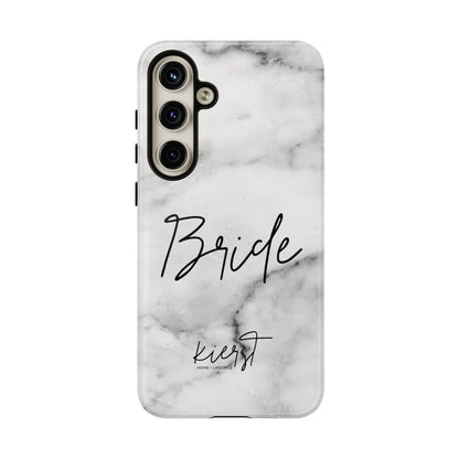Bride Lived-In White and Grey Marble Samsung Galaxy Phone Case