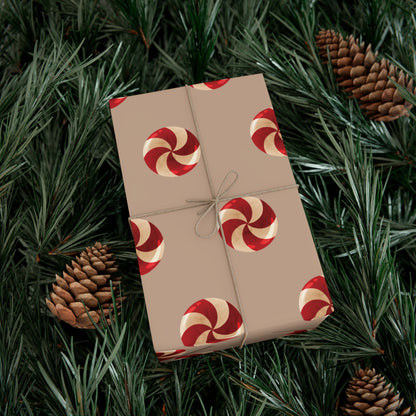 Cany Peppermints Gift Wrapping Paper