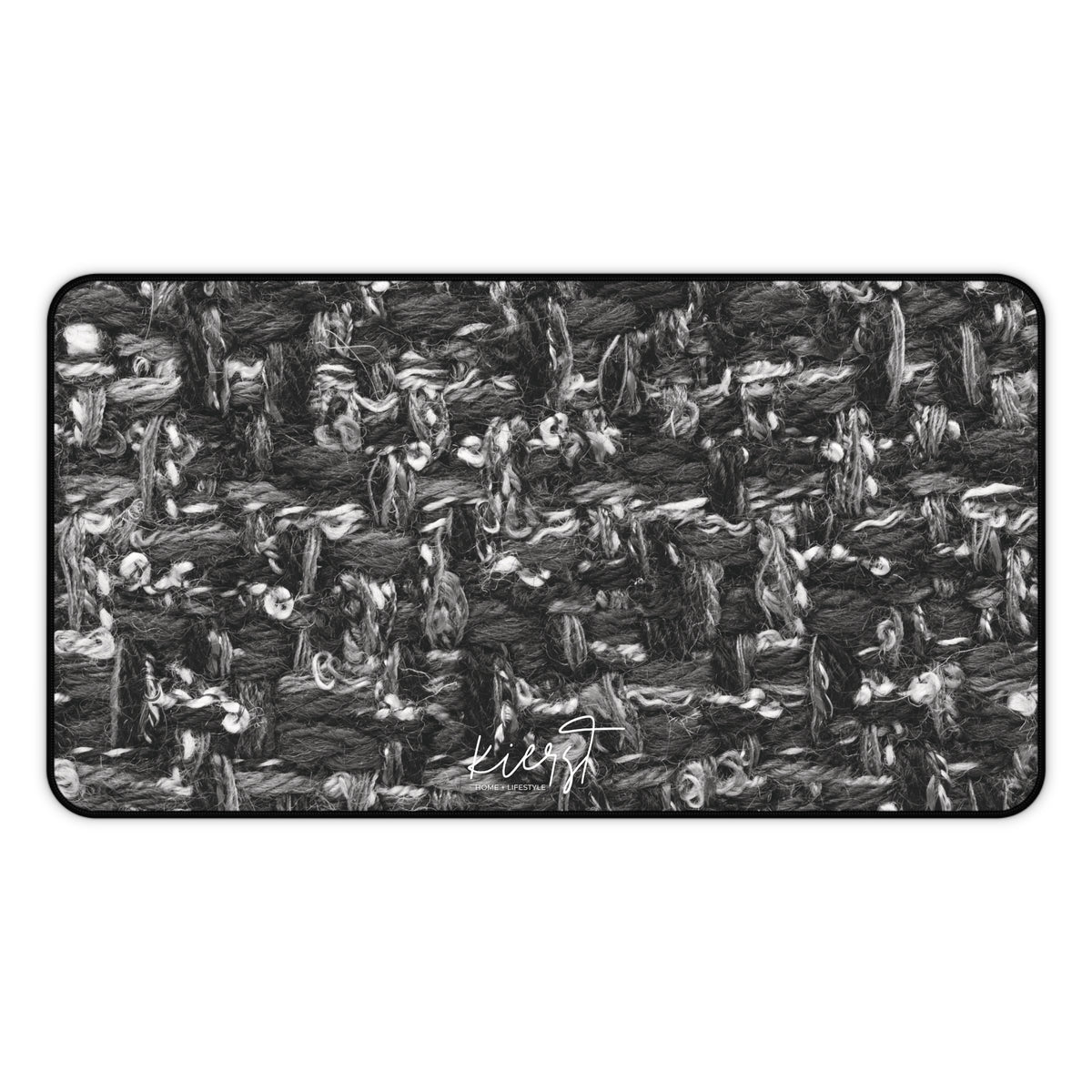 Grey Tweed Print Desk Mat