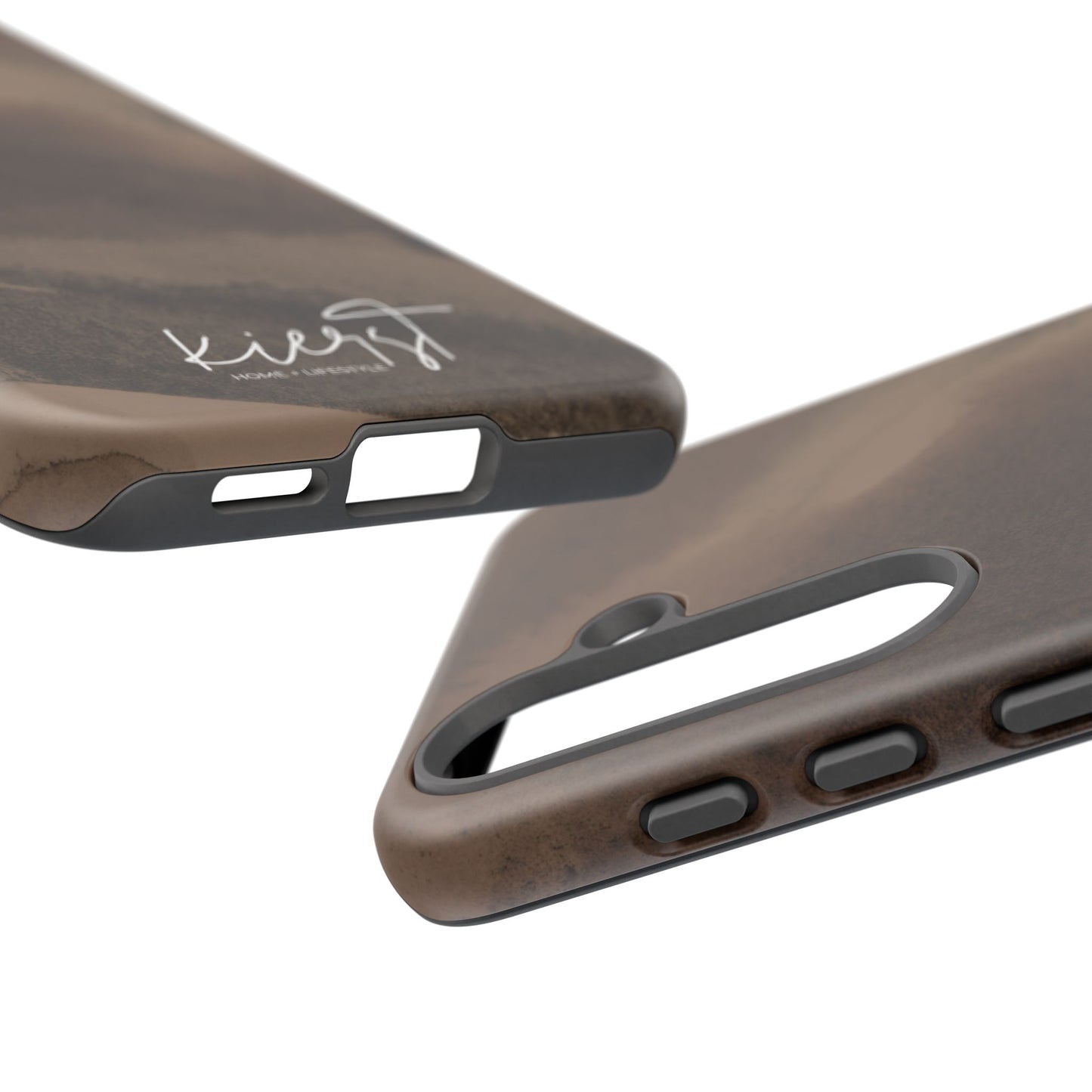 Brown Abstract Samsung Galaxy Phone Case