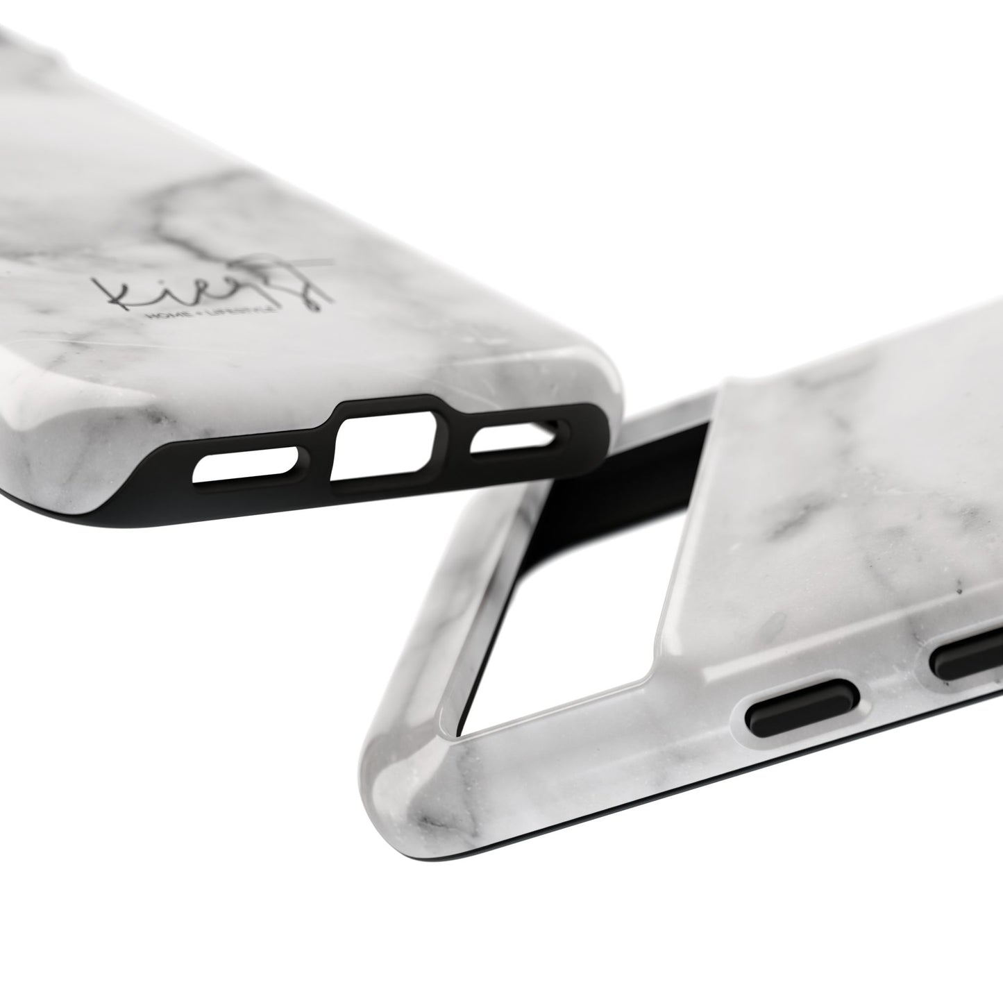 Lived-In White and Grey Marble Google Pixel Case | Elevated Essentials For Everyday