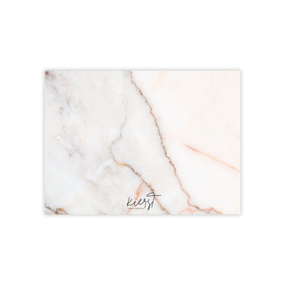 Warm White Marble Post-it® Note Pad | Elegant Stone-Inspired Sticky Notes for Office & Home
