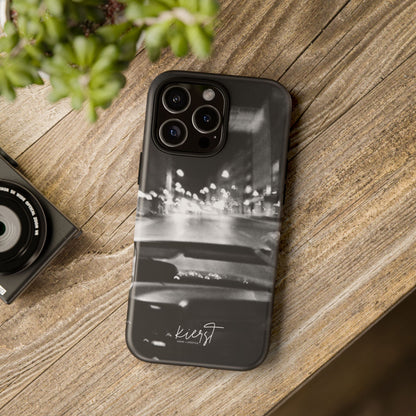 Faded Summer Nights iPhone Case | A Cinematic Blur of City Lights and Nostalgia