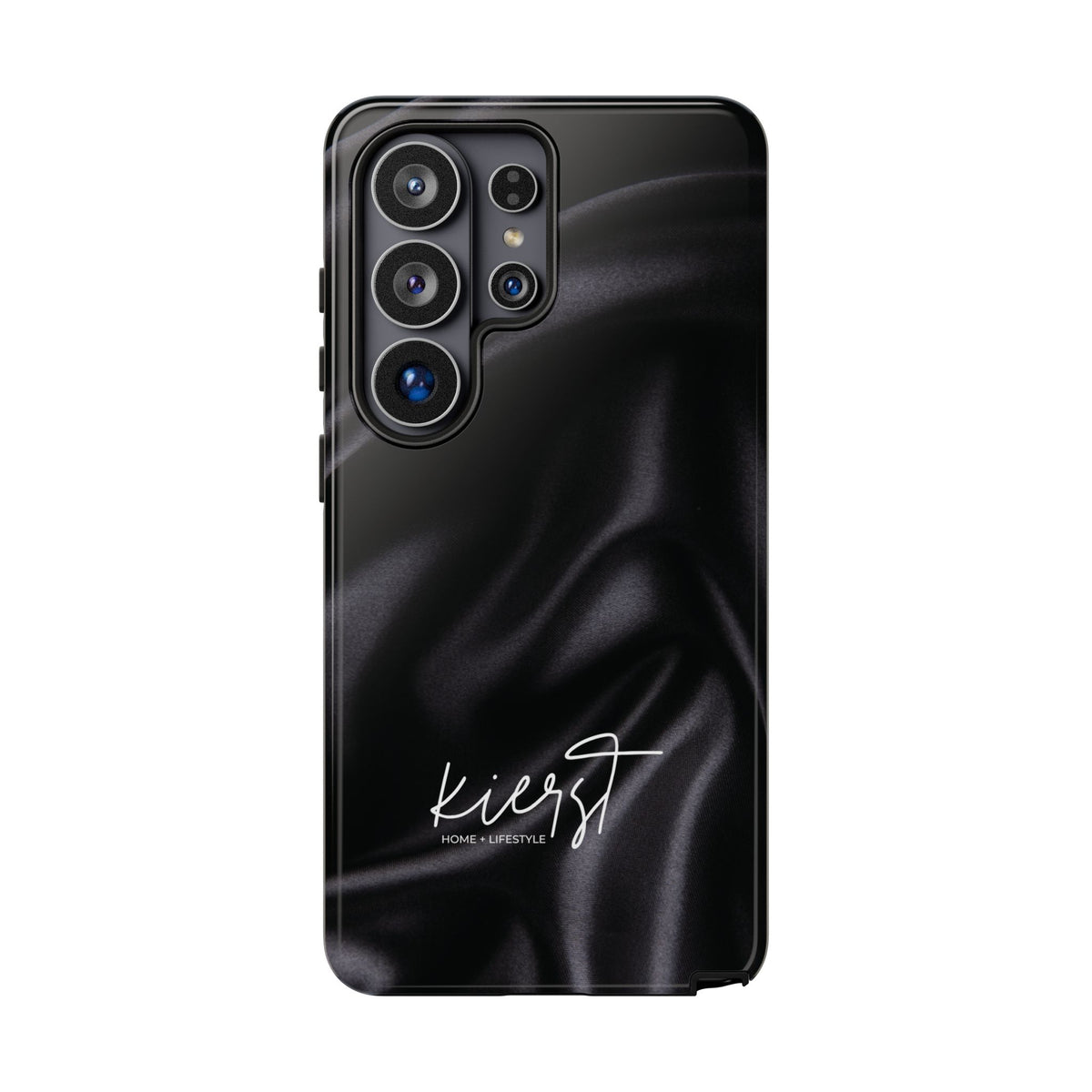 Black Silk Print Samsung Galaxy Phone Case