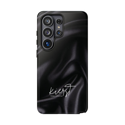 Black Silk Print Samsung Galaxy Phone Case