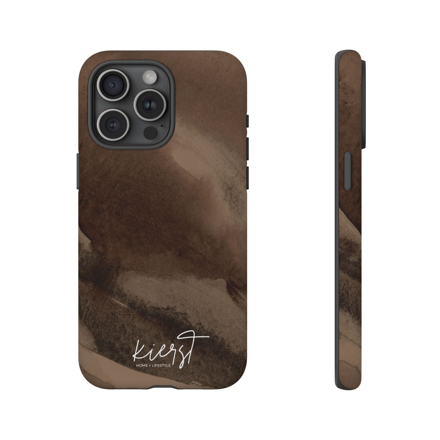 Brown Abstract iPhone Case
