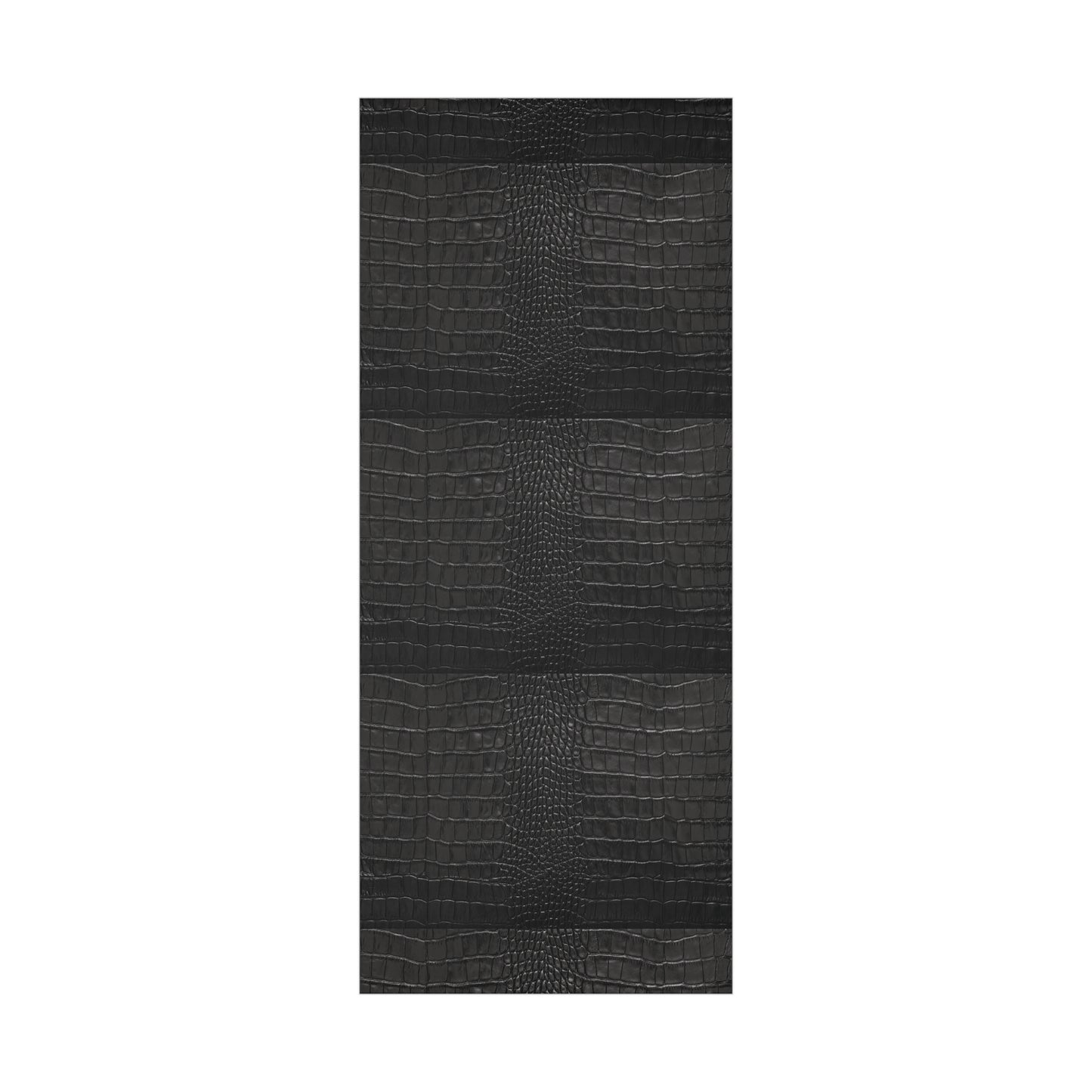 Black Crocodile Print Gift Wrapping Paper