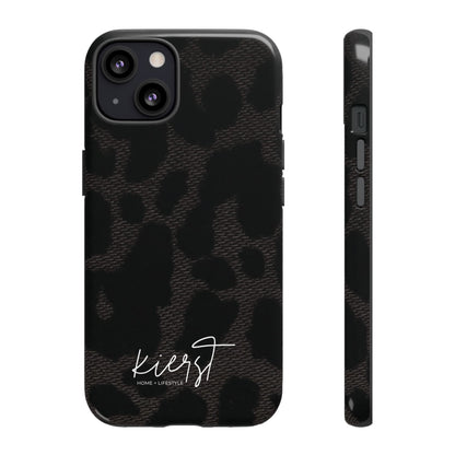 Black Leopard iPhone Case