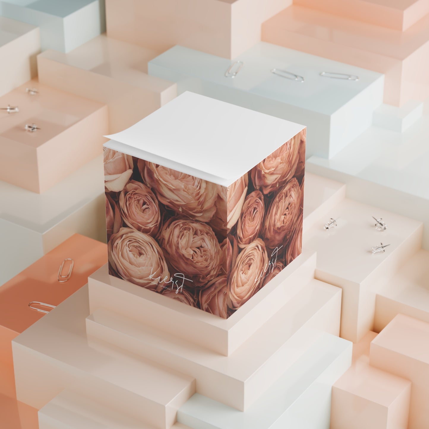Peony Dusk Note Cube