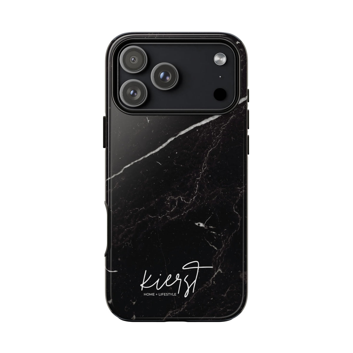 Black Marble iPhone Case