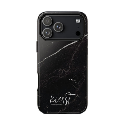 Black Marble iPhone Case