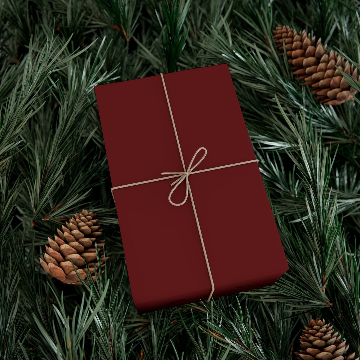 Deep Maroon Gift Wrapping Paper