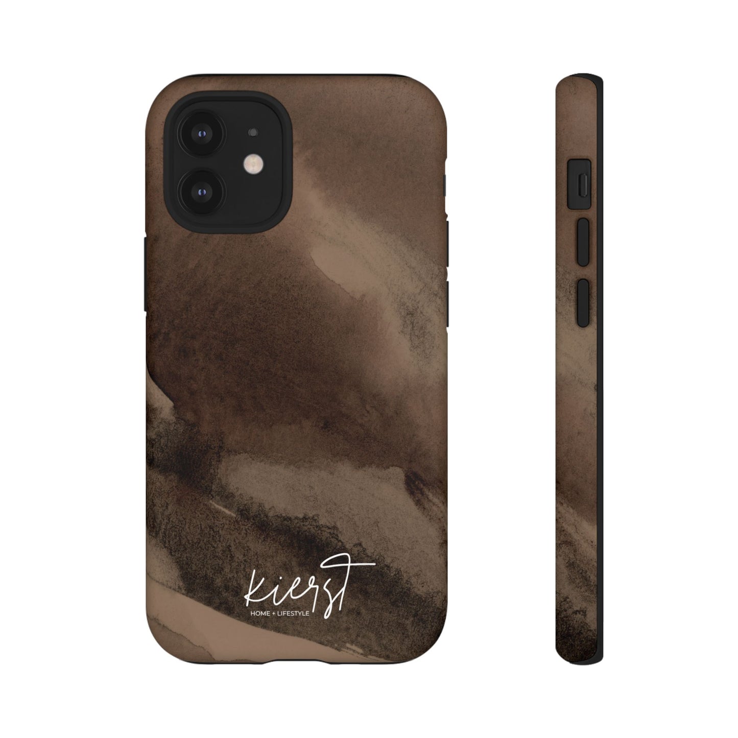 Brown Abstract iPhone Case