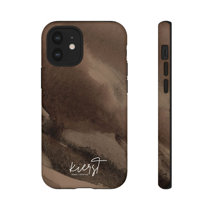 Brown Abstract iPhone Case