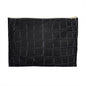 Black Crocodile Accessory Pouch