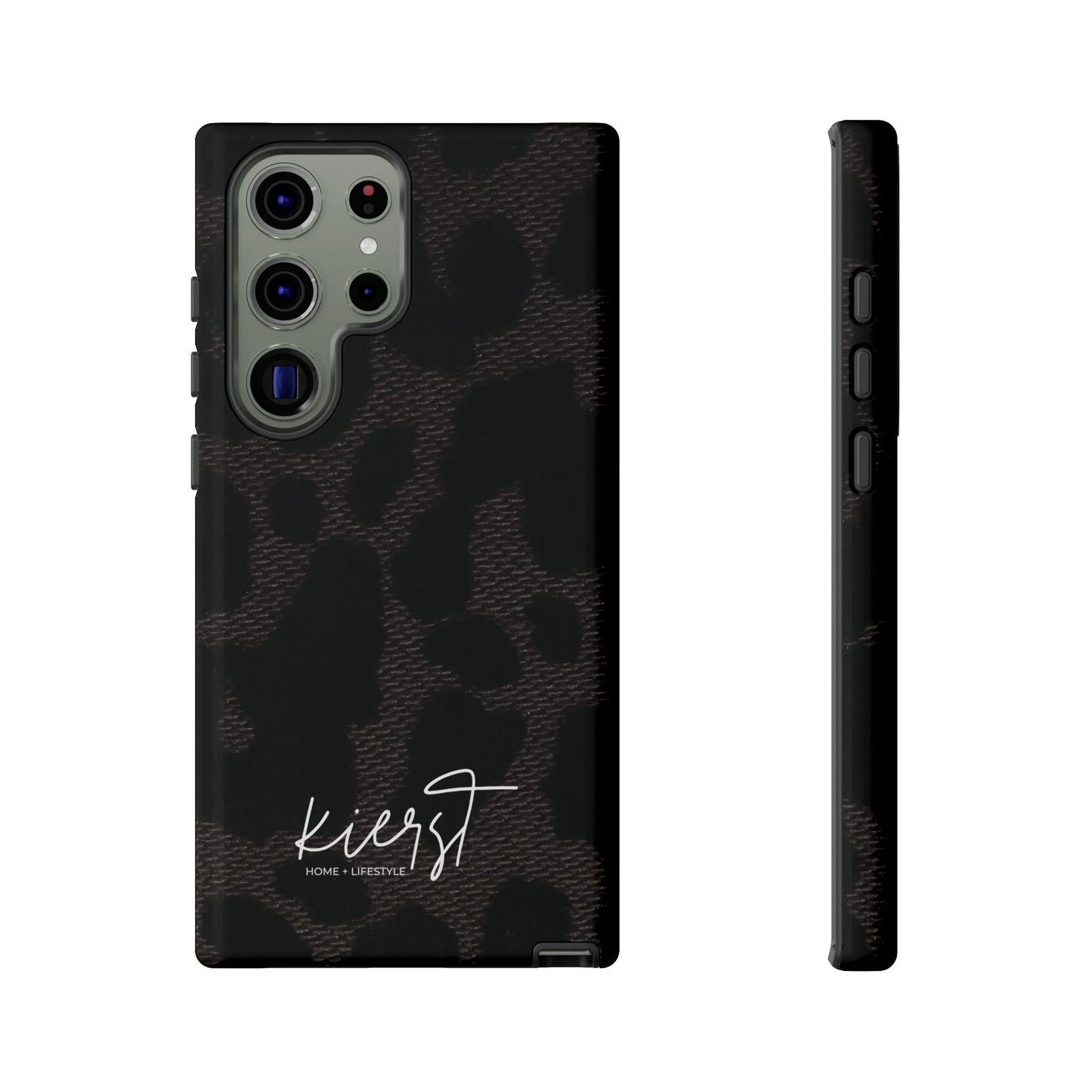 Black Leopard Samsung Galaxy Phone Case
