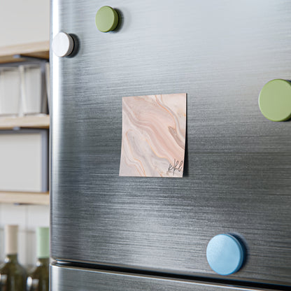 Blush Swirl Marble Post-it® Note Pad | Soft Pink Marble-Inspired Sticky Notes for Chic Desks