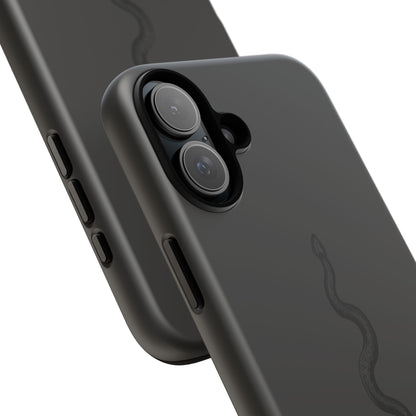Long Black Snake iPhone Case | Subtle Edge, Quiet Power