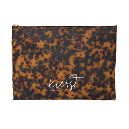 Tortoise Print Accessory Pouch | Classic with an Edge