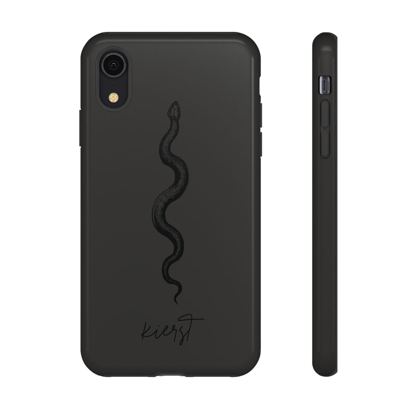 Long Black Snake iPhone Case | Subtle Edge, Quiet Power