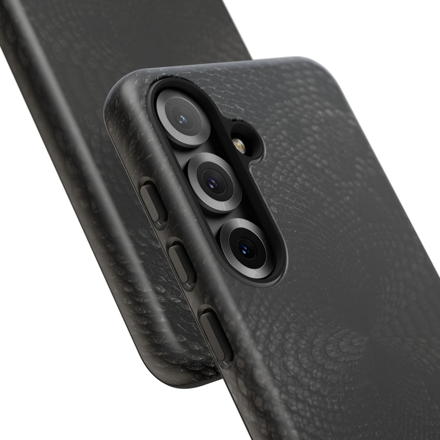Black + Grey Snake Print Samsung Galaxy Phone Case