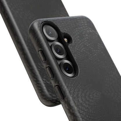 Black + Grey Snake Print Samsung Galaxy Phone Case