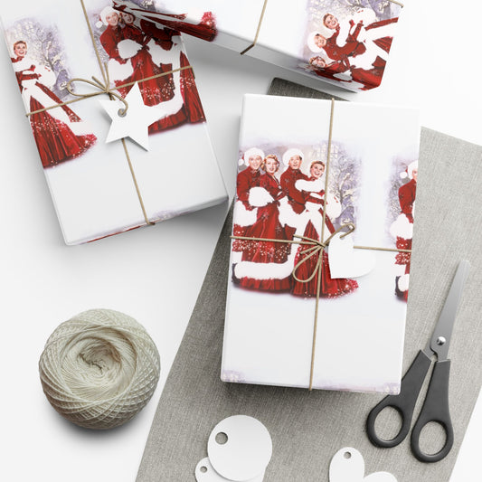 White Christmas Wrapping paper