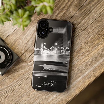 Faded Summer Nights iPhone Case | A Cinematic Blur of City Lights and Nostalgia