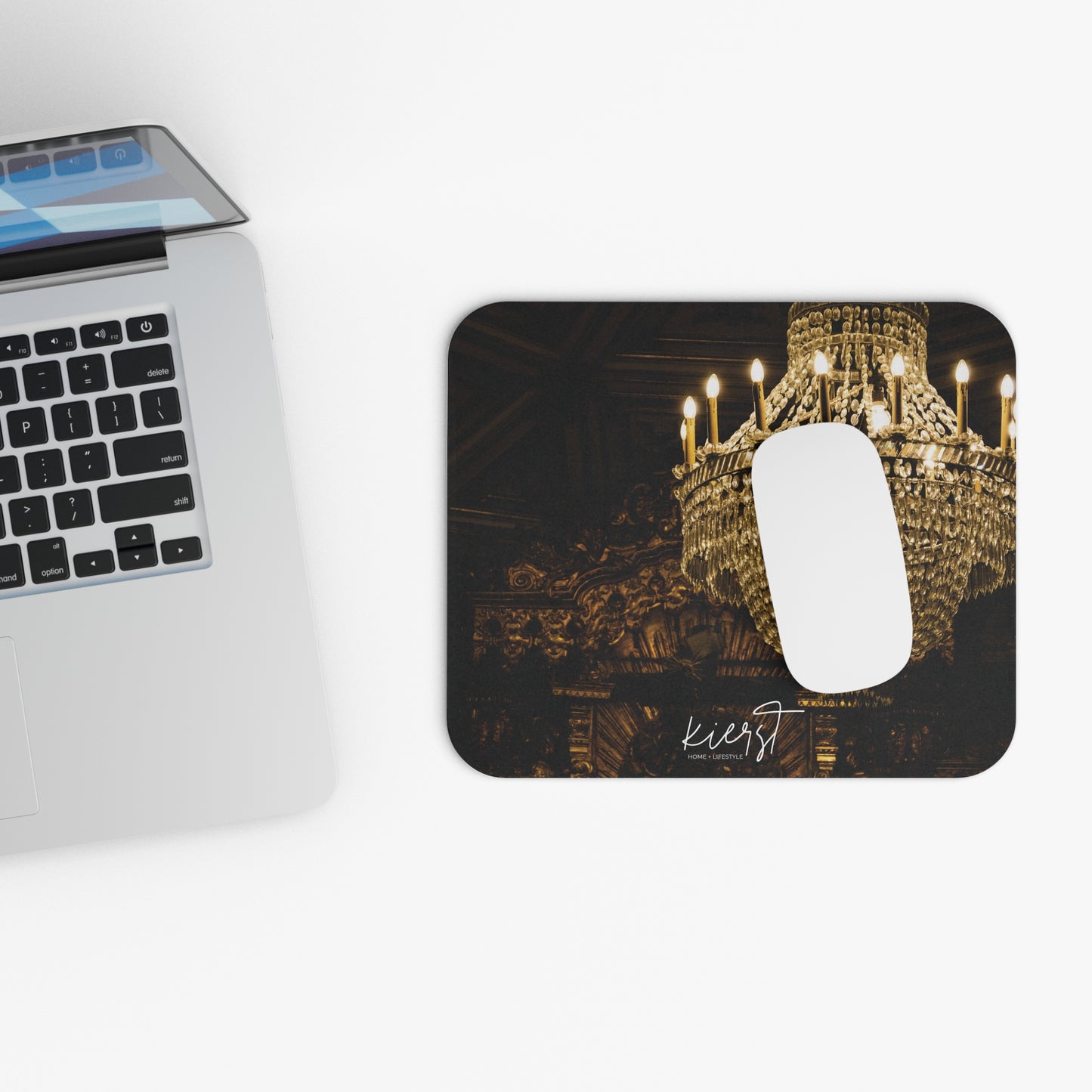 Baroque Chandelier Mouse Pad | Elegant Desk Accessory