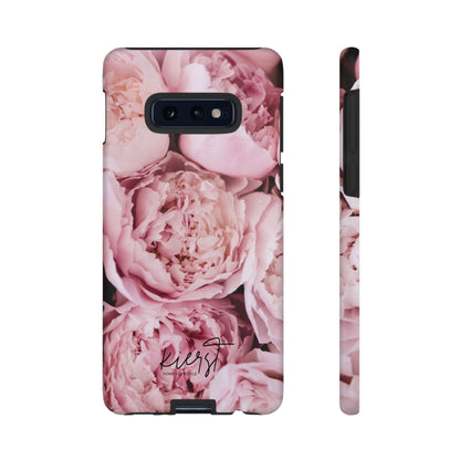 Pink Peonies Samsung Galaxy Case | A Floral Moment Lasts Longer Than Fresh Stems