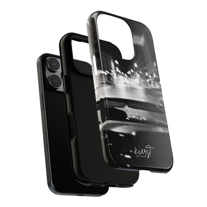 Faded Summer Nights iPhone Case | A Cinematic Blur of City Lights and Nostalgia