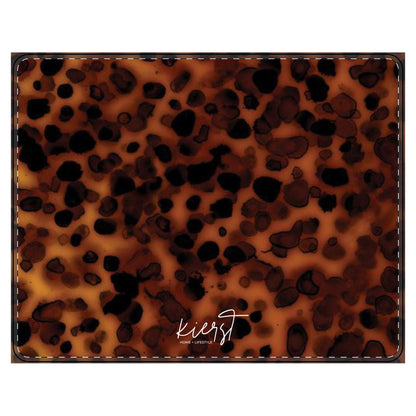 Ember Tortoise Faux Leather Mouse Mat