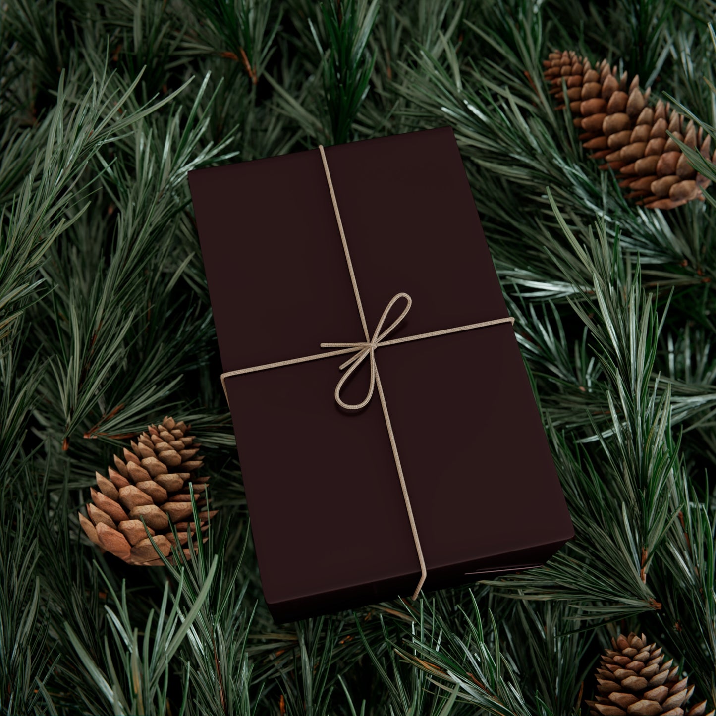 Deep Ruby Gift Wrapping Paper – Bold Jewel-Tone Wrap for Luxe Presentations