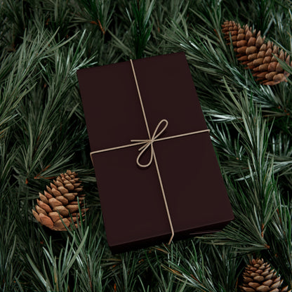 Deep Ruby Gift Wrapping Paper – Bold Jewel-Tone Wrap for Luxe Presentations