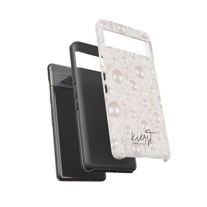 Various Pearls Google Pixel Case | Refined Shine Everyday Style