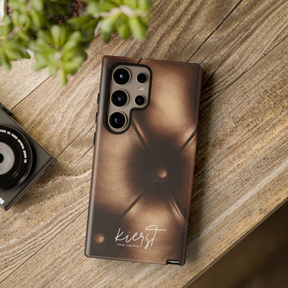 Bronze Tufted Print Samsung Galaxy Phone Case