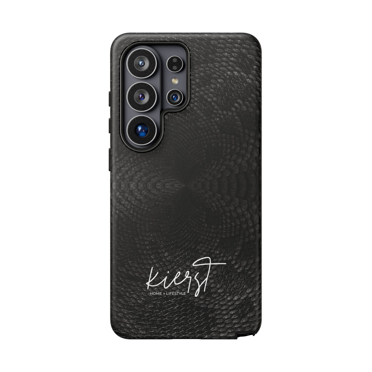 Black + Grey Snake Print Samsung Galaxy Phone Case