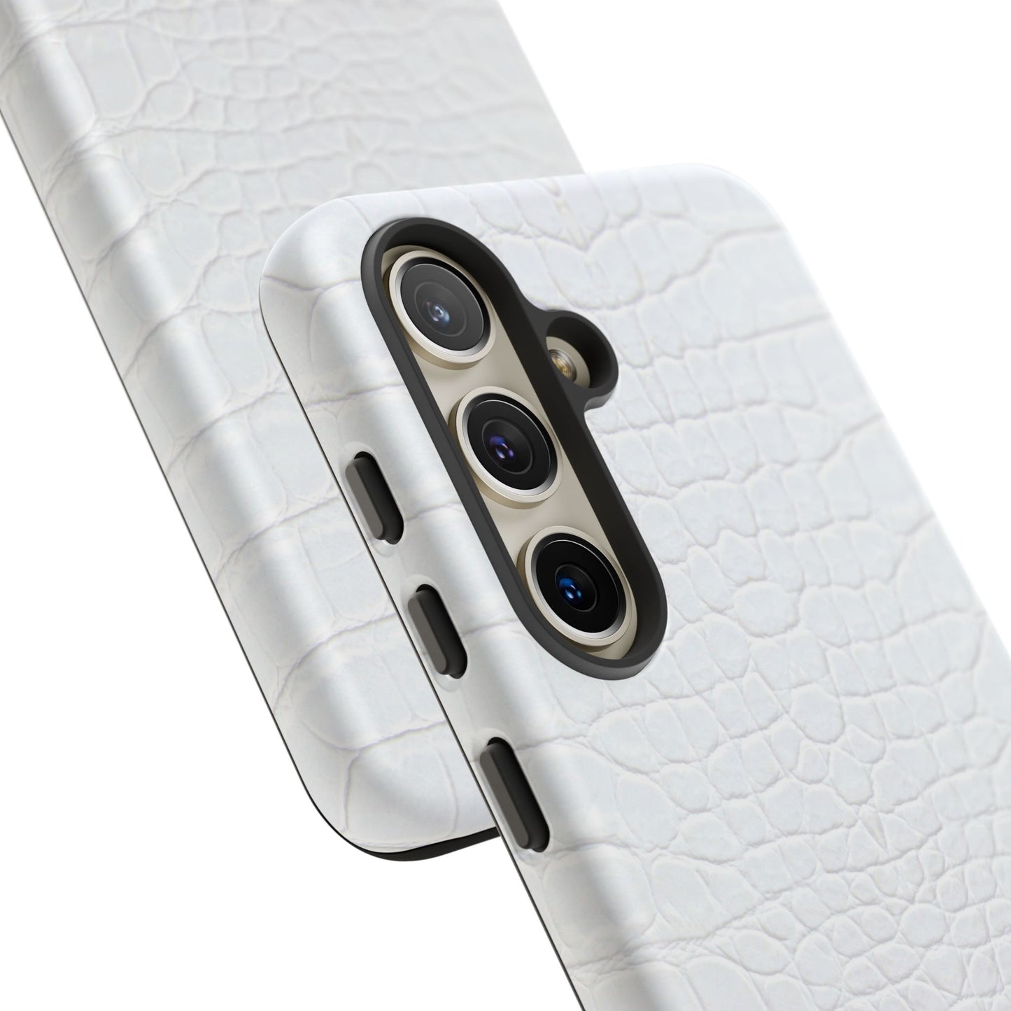 White Alligator Samsung Galaxy Case | Classic Texture Meets Modern Edge