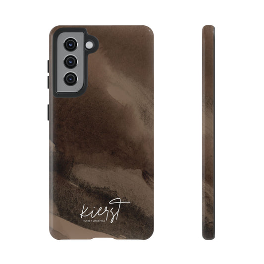 Chocolate Abstract Samsung Galaxy Case | Bold. Luxe. Unapologetic.